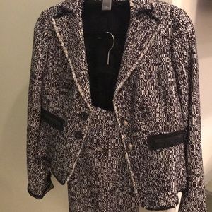 Ann Taylor Tweed Skirt Suit